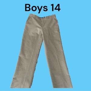IZOD linen blend dress pants in light stone